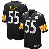 Nike Steelers 55 Devin Bush Black 2019 NFL Draft First Round Pick Vapor Untouchable Limited Jersey Dzhi,baseball caps,new era cap wholesale,wholesale hats